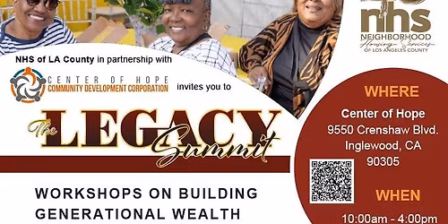 NHS Legacy Summit Inglewood
