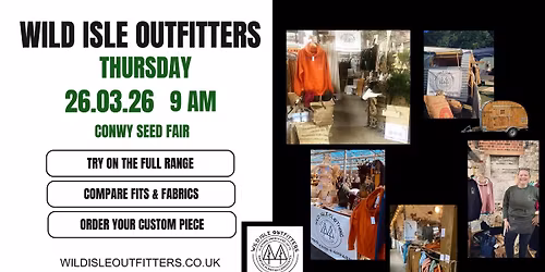 #wildisletour26 Conwy Seed Fair 