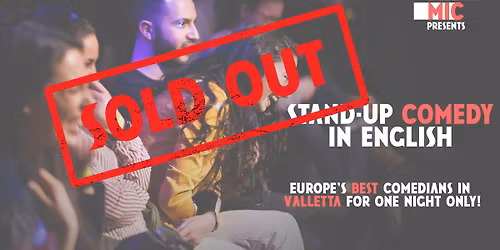 RED MIC \u2022 Valletta \u2022 Stand up Comedy in English