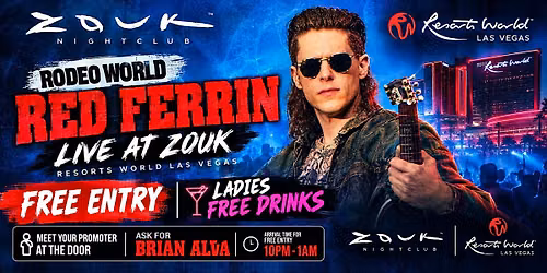 RED FERRIN LIVE AT ZOUK NIGHTCLUB