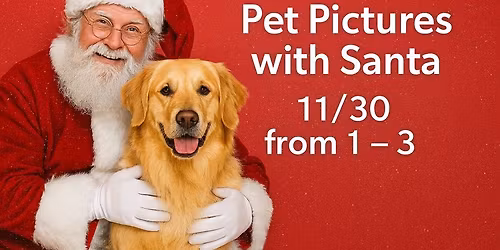 Pet Pictures With Santa