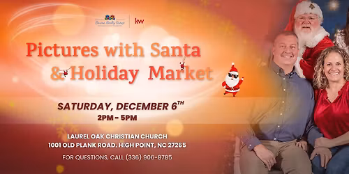 Pictures with Santa & Holiday Market