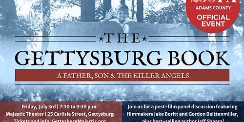 The Gettysburg Book: A Father, Son & The Killer Angels film screening