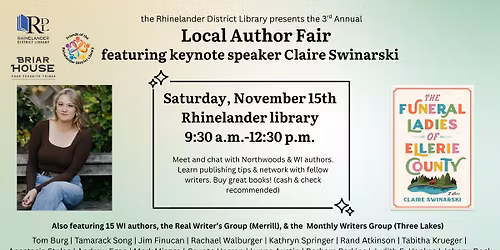 Local Author Fair ft. Claire Swinarski