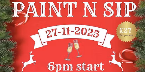 Festive Paint and Sip