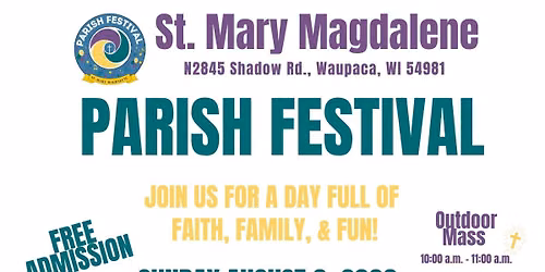 St. Mary Magdalene Outdoor Mass & Parish Festival