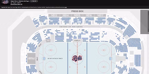 Medicine Hat Tigers at Regina Pats at Brandt Centre