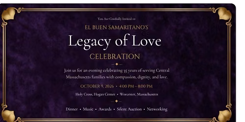 Legacy of Love Celebration Celebrating 35 Years of Service