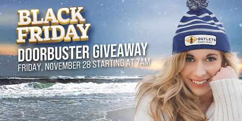 Black Friday Doorbuster Giveaway