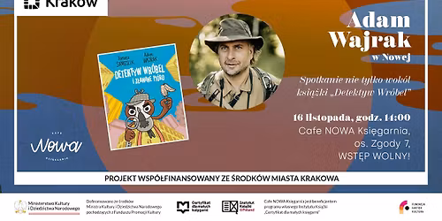 Adam Wajrak w NOWEJ \u2013 Detektyw Wr\u00f3bel