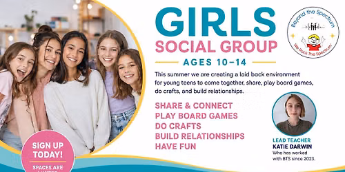 Girls Social Group Ages 10-14