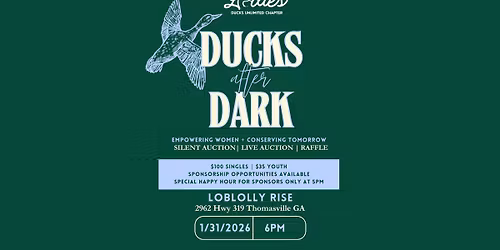 Ducks After Dark | Pig + Oyster Roast