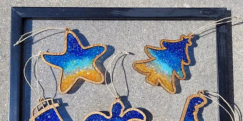 Holiday Sparkle - Crushed Glass Ornament Workshop