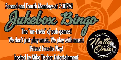 Jukebox Bingo at Natty Oaks!