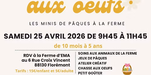Les minis de P\u00e2ques \u00e0 la ferme 