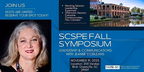 Sponsor the SCSPE Fall Symposium