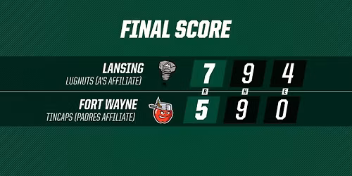 Lansing Lugnuts at Fort Wayne TinCaps