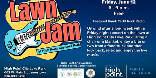 Lawn Jam with Yacht Rock Radio at High Point City Lake Park