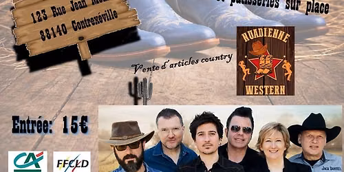 Bal - concert country avec TEXAS SIDESTEP le 22 novembre \u00e0 Contrex\u00e9ville