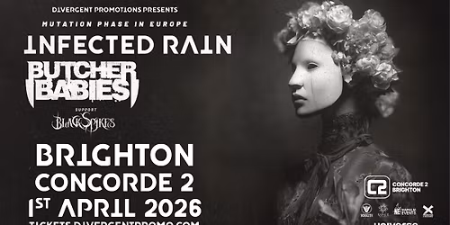 Infected Rain + Butcher Babies at Concorde 2, Brighton