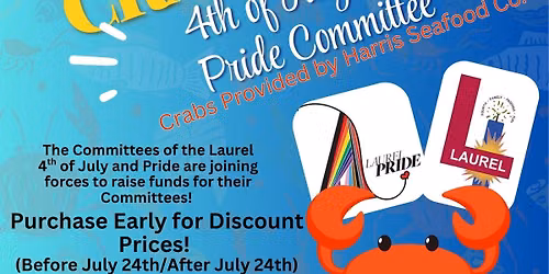 Pride and 4th of July Committees Crab Sale
