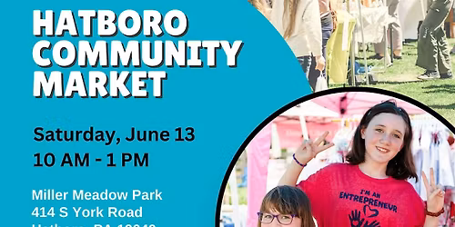 June Dedicated Kids Market at the Hatboro Community Market