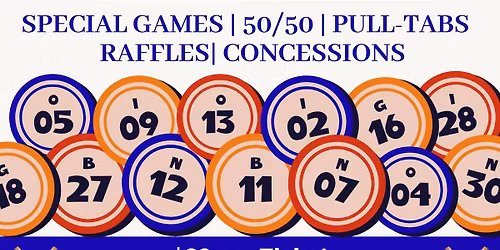 Knights of Columbus BINGO to benefit the CF Longshots 12u baseball team
