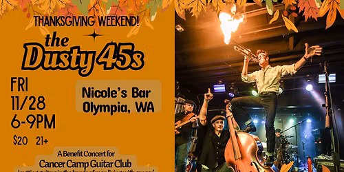 Dusty 45s at Nicole\u2019s Bar (Olympia) - a benefit concert for Cancer Camp Guitar Club