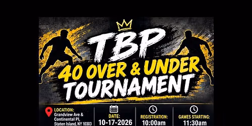 TBP 40 Over & Under Tournament