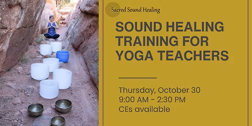 Sound Healing Training Workshop for Yoga Teachers