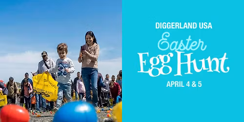 Diggerland USA Easter Egg Hunt \ud83d\udc23