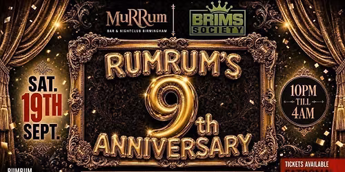RumRum's 9th Anniversary \u2014 The Golden Era