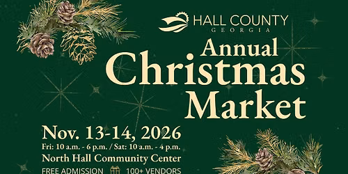2026 Hall County Community Christmas Market