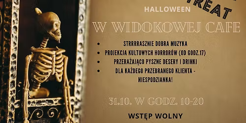 Halloween w Widokowej Cafe! \ud83d\udc7b