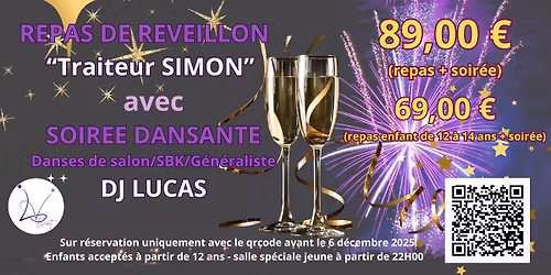 Repas dansant R\u00e9veillon 2026