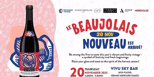 L\u1ec5 h\u1ed9i r\u01b0\u1ee3u vang Ph\u00e1p - Beaujolais Nouveau 2025