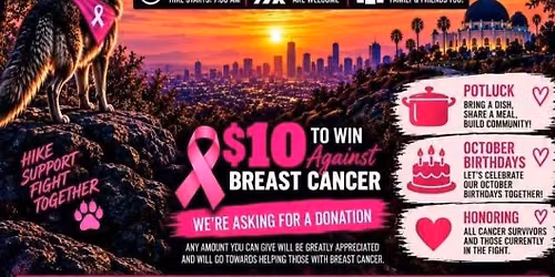 213 ANNUAL BREAST CANCER AWARENESS HIKE