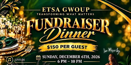 ETSA fundraising dinner!