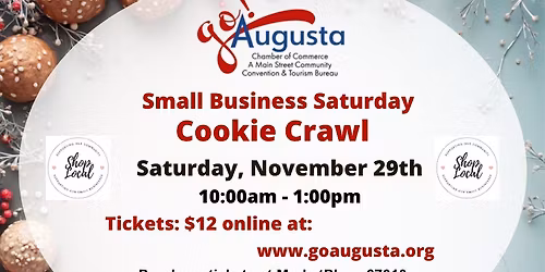 Small Businesses Saturday \/ Cookie Crawl