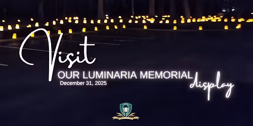  Luminaria Memorial Display