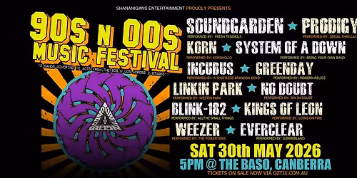 90s N 00s MUSIC FESTIVAL - MAY 2026