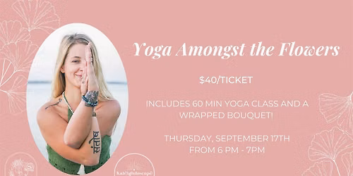 Yoga Amongst the Flowers
