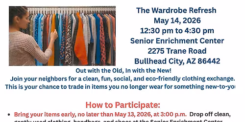 The Wardrobe Refresh Meals on Wheels Fundraiser 