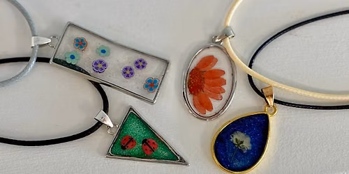 Resin Key Chains and Necklaces