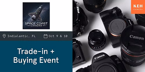 Sell your camera gear (free event-no ticket) at Space Coast Camera
