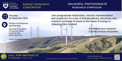 Postgraduate Energy Research Symposium