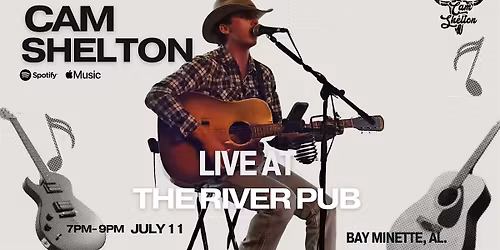 LIVE Music at The River Pub feat Cam Shelton