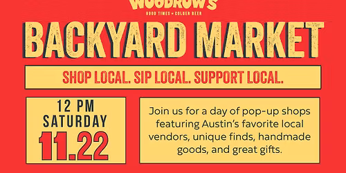 Local Vendors Market @ Little Woodrow's Burnet! 