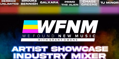 OCTOBER 27 - WFNM ARTIST SHOWCASE \/ INDUSTRY MIXER AT REVOLVER