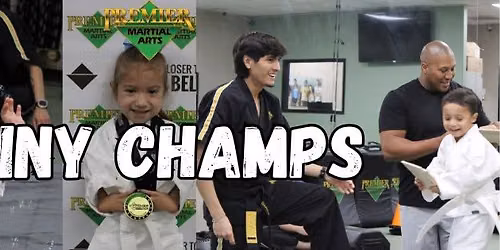 Tiny Champs Martial Arts Class (AGES 3-4)